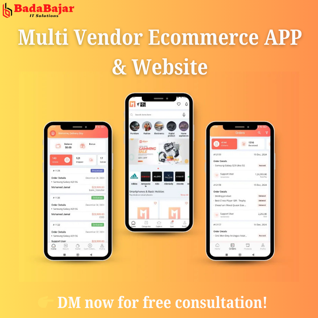 Multi vender Ecommerce App